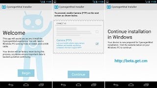 CYANOGENMOD INSTALLER  WALKTHROUGH [upl. by Titania]