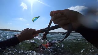 Flysurfer Peak4 13m Foiling  Survival Training watered [upl. by Landers]