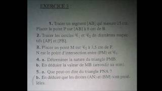 MonPlanMaths  cercle circonscrit  triangle rectangle  théorème pythagore  3ème [upl. by Atiuqam]