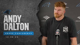 Andy Dalton speaks to the media after Week 5 in Chicago [upl. by Harper]