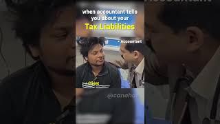 When Accountant Tells Client about his Tax Liabilities  CA Memes  Tax Payment [upl. by Florrie]