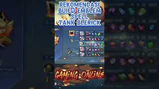 Rekomendasi build tank blerick terbaik mobilelegends mlbb buildtterbaru mobilelegendsbangbang [upl. by Ahsakal]