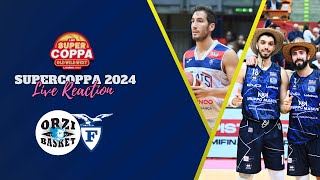 ORZINUOVIF BOLOGNA  LIVE REACTION  SUPERCOPPA LNP 2024 [upl. by Roshan]