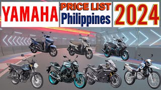 YAMAHA Price List in Philippines 2024 [upl. by Eelrebma]