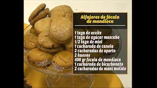 Alfajores de fécula de mandioca la receta de Alba del Castillo en BDC [upl. by Aidua]