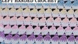 Left Handed Crochet patterns Easy Crochet Blanket Crochet CUPCAKE Blanket [upl. by Nnyliak]