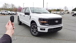 2024 Ford F150 STX 4X4 Start Up Walkaround Test Drive and Review [upl. by Coralie394]