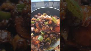 Button Mushroom with Capsicum 🫑 🥕 corn n all purpose flour cookingvideo food easy [upl. by Wilkey]