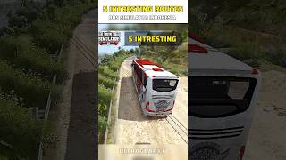 5 intresting and beautiful long routes in bus simulator Indonesia part 2 [upl. by Ased]