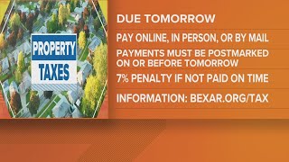 Bexar County property taxes due January 31 [upl. by Naus]