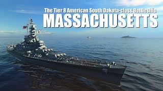 Massachusetts B Push Despite All The Risks World Of Warships Ranked Battle [upl. by Heigho]