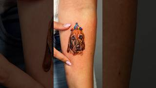 Canpleanno 🎉🥳🐶 tatuaggio micro realistico cane Beagle by Etherea tattoo [upl. by Eselehs]