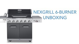 Nexgrill Deluxe 6 Burner Propane Gas Grill with Sear Station Unboxing [upl. by Alyam]