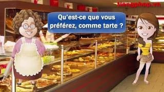 À La Boulangerie Pâtisserie  Apprendre Francais en Contexte [upl. by Eilyw959]