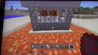 Comment faire une tourelle antimob dans Minecraft [upl. by Skyla455]