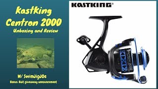 KastKing Centron 2000 Unboxing and Review wgiveaway announcement [upl. by Macswan27]