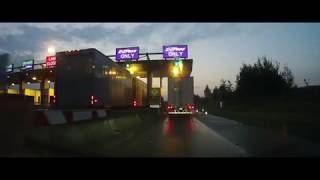 Driving on The Pennsylvania Turnpike from Ohio to Breezewood [upl. by Ahsiekram]