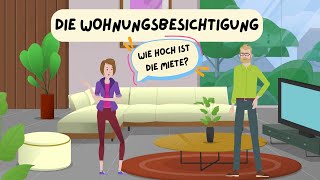 Wohnung mieten  Wohnungsbesichtigung  Deutsch lernen [upl. by Legin]