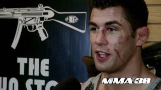 Dominick Cruz Post Fight Interview at the Gun Store [upl. by Harobed230]