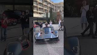 ASTON MARTIN VALKYRIE ROADSTER IN MONACO billionaire monaco lifestyle luxury shorts [upl. by Jannel]