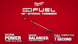 M18 FUEL™ 16quot String Trimmer [upl. by Lyndsie254]