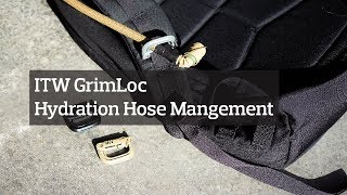 ITW GrimLoc Hydration Hose Management For GORUCK Rucking and Hiking [upl. by Antonia]