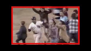 Oct 14 1976 when chris chambliss won the pennant and yankee stadium went insane [upl. by Naleek]