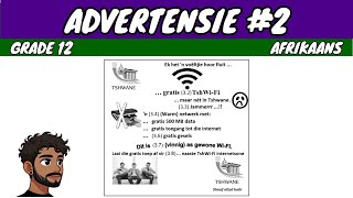 Advertensie Advert 2 Grade 12 Afrikaans [upl. by Rikki]