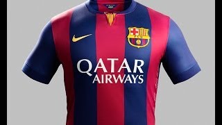 FC Barcelona home kit Seasson 201415  CraftedToWin [upl. by Aube704]