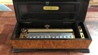 Reuge 144 Note Music Box quotChimes of Gloryquot [upl. by Lattonia]