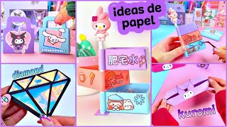 IDEAS LINDAS DE PAPELERÍA HECHAS A MANO TRUCOS  REGRESO AL COLEGIO [upl. by Htenaj845]