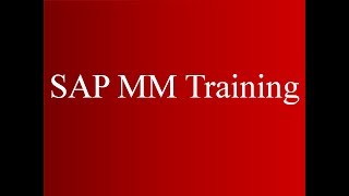 SAP ECC MM Training  Overview of Procurement Processes Video 2  SAP MM Material Management [upl. by Zanas]