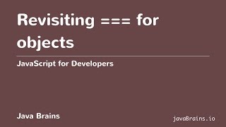 JavaScript for Developers 25  Revisiting  for objects [upl. by Zavras]