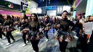 Caporales San Simon Cochabamba Ensayo Con La Banda Monster Band 》Tropa Cholitas [upl. by Hansiain]