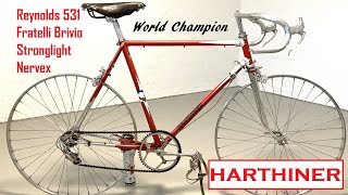 Harthiner Reynolds 531 Nervex 1958 vintage bike [upl. by Brower632]