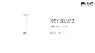 Glamox Luxo Ceiling Mount White 60cm BRK002529 [upl. by Etrem757]