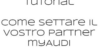 App My Audi Cambiare il concessionario o service partner di riferimento [upl. by Hyozo]