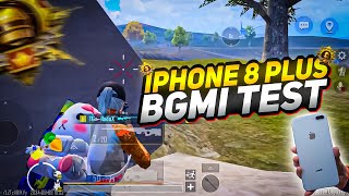 UPDATE 33🥵IPHONE 8 PLUS🔥BGMI TEST • SMOOTH 60FPS•5 FINGGERFULL GYRO [upl. by Mateo]