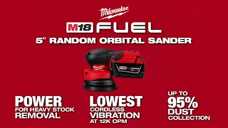 M18­ FUEL™ 5quot Random Orbital Sander [upl. by Macrae]