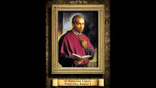 Saint of the Day — August 1 — Saint Alphonsus Liguori saintoftheday [upl. by Ardnasyl]