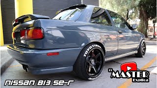 Nissan B13 SR20 Custom By Master Tsuru Tuning Te37 [upl. by Jacques644]