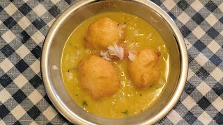 Bonda Soup  போண்டா சூப்  BengaluruStyle Starter Recipe [upl. by Nadabb]