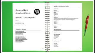 How to choose a Business Continuity Plan Template  v3 [upl. by Ramsay]