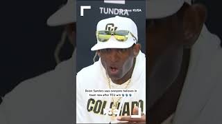 Deion Sanders says everyone believes now after TCU win [upl. by Gunn329]