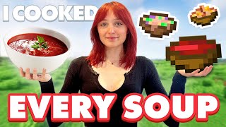 I Made Every Minecraft Soup in Real Life [upl. by Mosra529]