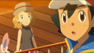 Serenas reunion with Ash in Pokemon Journeys English Dub HD [upl. by Aileduab914]