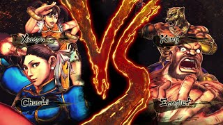 SFXT  Chun Li amp Xiaoyu VS Zangief amp King [upl. by Cumings134]