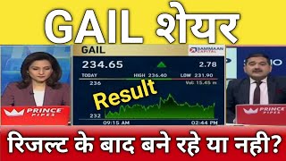 🔴GAIL share letest news  Gail share result  Gail stock anelysis  Gail share next Target 31 July [upl. by Tfat389]