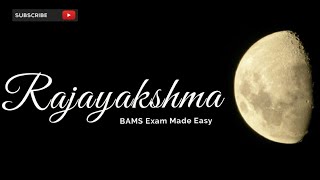 Rajayakshma  Roga nidana  BAMS Exam Made Easy [upl. by Ransell]