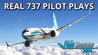 Real 737 Pilot plays Microsoft Flight Simulator 2024 LIVE  First look and Impression [upl. by Geraud]